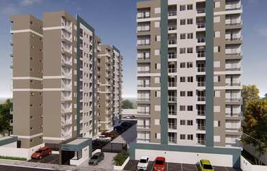 Imagem: O apartamento possui 2 Dormitórios, 2 Banheiros, 1 Vaga na