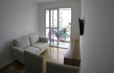 Imagem: O apartamento possui 1 Dormitório, 1 Banheiro, 32m² de Área