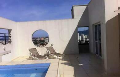 Imagem: O apartamento na cobertura possui 3 Dormitórios, 4 Banheiros