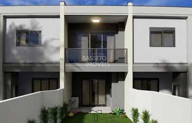 Imagem: A casa possui 2 Dormitórios, 2 Banheiros, 2 Vagas na garagem