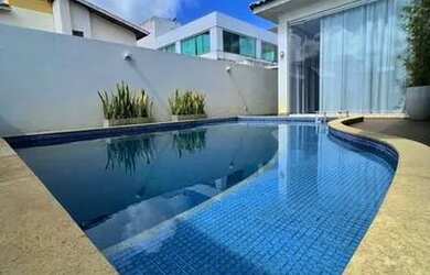 Imagem: A casa em condomínio possui 4 Dormitórios, 5 Banheiros, 4