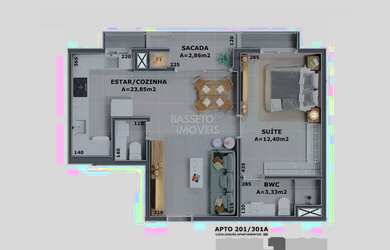 Imagem 2: FLORIANóPOLIS - Apartamento Padrão - Cachoeira do Bom Jesus