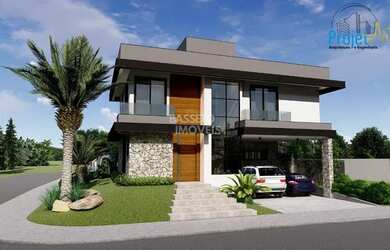 Imagem: A casa possui 3 Dormitórios, 5 Banheiros, 3 Vagas na garagem