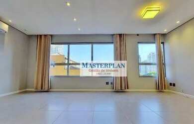 Imagem: O apartamento possui 1 Dormitório, 2 Banheiros, 1 Vaga na garagem