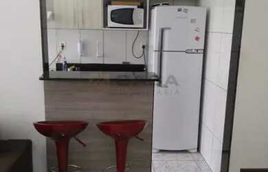 Imagem: O apartamento possui 2 Dormitórios, 1 Banheiro, 1 Vaga na garagem