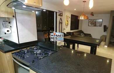 Imagem: O apartamento possui 1 Dormitório, 2 Banheiros, 1 Vaga na garagem