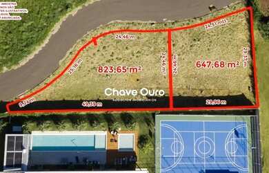 Imagem: O terreno possui 824m² de Área e está localizado em Cancelli