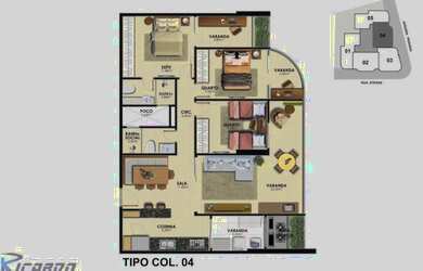 Imagem 6: Lançamento, Apartamentos de 3 quartos, sendo 1 ou 2 suítes, 2 ou 3 vagas,...