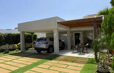 Imagem: A casa em condomínio possui 3 Dormitórios, 4 Banheiros, 4