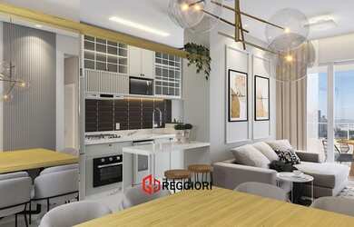 Imagem: O apartamento possui 2 Dormitórios, 2 Banheiros, 2 Vagas na