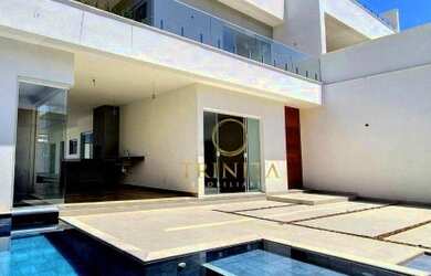 Imagem: A casa em condomínio possui 4 Dormitórios, 5 Banheiros, 3