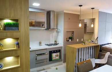 Imagem: O apartamento possui 2 Dormitórios, 2 Banheiros, 1 Vaga na