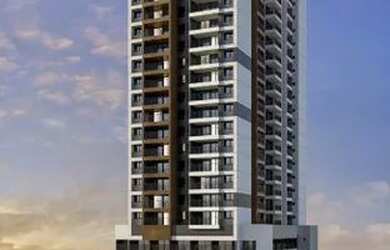 Imagem: O studio possui 1 Dormitório, 1 Banheiro, 27m² de Área e