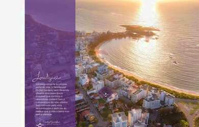 Imagem 3: Última unidade com vista para o mar! 3 quartos na Enseada Azul a 1 quadra da praia