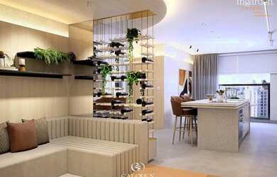 Imagem: O apartamento possui 3 Dormitórios, 2 Banheiros, 1 Vaga na