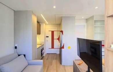 Imagem: O studio possui 1 Dormitório, 1 Banheiro, 24m² de Área, Imóvel