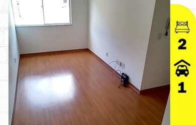 Imagem: O apartamento possui 2 Dormitórios, 1 Banheiro, 1 Vaga na garagem