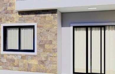 Imagem: A casa possui 2 Dormitórios, 2 Banheiros, 2 Vagas na garagem