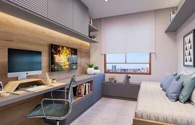 Imagem 3: Orquidário gt. Piscina, 58m² de Área, 1 Vaga na garageme2 Dormitórios