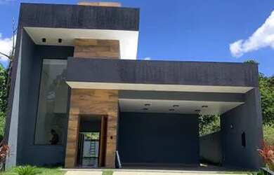 Imagem: A casa em condomínio possui 3 Dormitórios, 2 Banheiros, 4