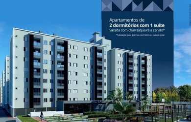 Imagem: O apartamento possui 2 Dormitórios, 2 Banheiros e 66m² de