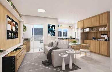 Imagem: O apartamento possui 2 Dormitórios, 2 Banheiros, 1 Vaga na