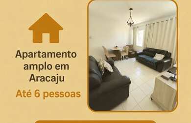Imagem: O apartamento possui 3 Dormitórios, Acomodam 6 pessoas e está