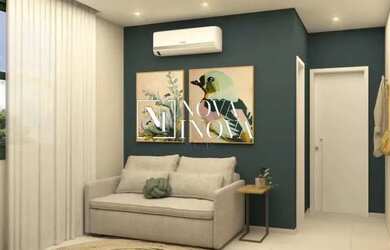 Imagem: O apartamento possui 1 Dormitório, 1 Banheiro, 34m² de Área