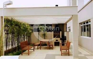 Imagem: O apartamento possui 2 Dormitórios, 1 Banheiro, 1 Vaga na garagem