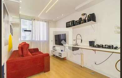 Imagem: O apartamento possui 1 Dormitório, 1 Banheiro, 24m² de Área