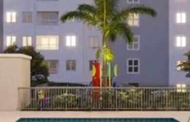 Imagem: O apartamento possui 2 Dormitórios, 1 Banheiro, 1 Vaga na garagem