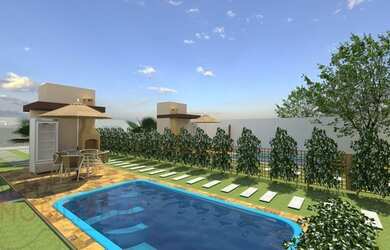 Imagem: A casa em condomínio possui 2 Dormitórios, 2 Banheiros, 2