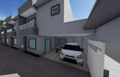 Imagem: A casa em condomínio possui 3 Dormitórios, 2 Banheiros, 1