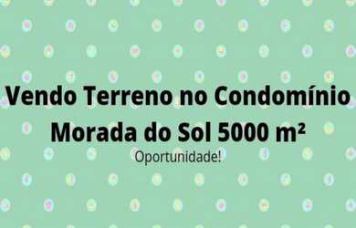 Imagem: O terreno possui 5.000m² de Área e está localizado em Morada