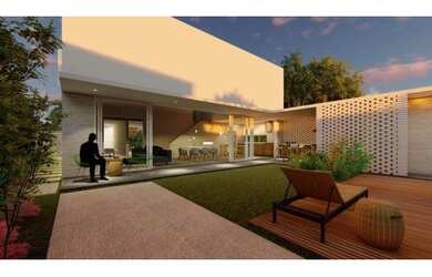 Imagem: A casa em condomínio possui 4 Dormitórios, 5 Banheiros, 2