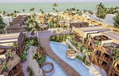 Imagem: A casa em condomínio possui 1 Dormitório, 1 Banheiro, 1 Vaga