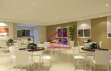 Imagem: O apartamento possui 2 Dormitórios, 1 Banheiro, 1 Vaga na garagem