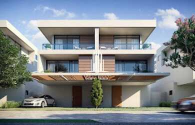 Imagem: A casa possui 4 Dormitórios, 5 Banheiros, 3 Vagas na garagem