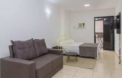 Imagem: O studio possui 1 Dormitório, 1 Banheiro, 1 Vaga na garagem