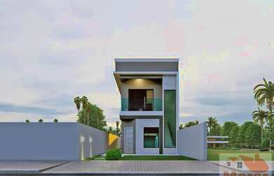 Imagem: A casa em condomínio possui 3 Dormitórios, 2 Banheiros, 2