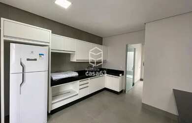 Imagem: O studio possui 1 Dormitório, 1 Banheiro, 1 Vaga na garagem