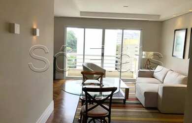 Imagem 6: Flat com mobília refinada e para locação em Pinheiros totalmente mobiliado. Consulte-nos