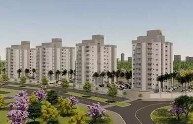 Imagem: O apartamento possui 2 Dormitórios, 1 Banheiro, 1 Vaga na garagem