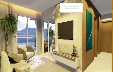 Imagem: O apartamento possui 2 Dormitórios, 2 Banheiros, 2 Vagas na