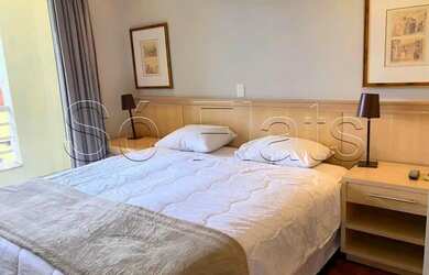 Imagem 10: Flat com mobília refinada e para locação em Pinheiros totalmente mobiliado. Consulte-nos