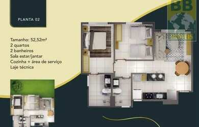 Imagem 2: Apartamento para Venda em Parnamirim / RN no bairro Nova Parnamirim