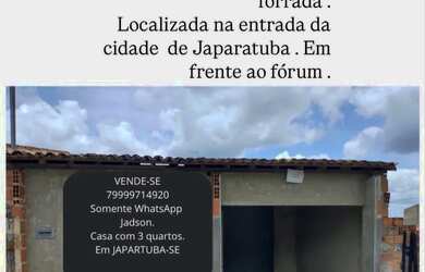 Imagem: A casa à venda possui 3 Dormitórios, 2 Banheiros e 1 Vaga