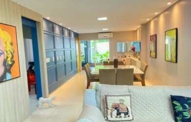 Imagem: A casa possui 4 Dormitórios, 5 Banheiros, 4 Vagas na garagem