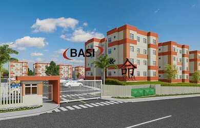 Imagem: O apartamento possui 2 Dormitórios, 1 Banheiro, 1 Vaga na garagem