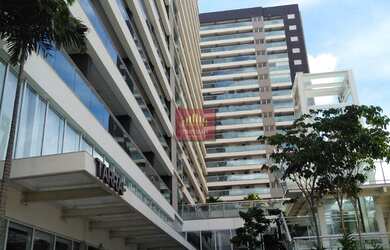 Imagem: O apartamento possui 1 Dormitório, 1 Banheiro, 1 Vaga na garagem